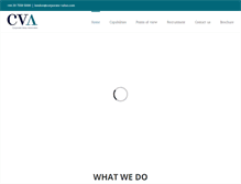 Tablet Screenshot of cvalondon.com